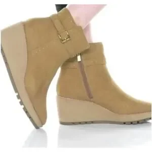 Anne Klein Shoes Anne Klein Womens Pamela Faux Suede Studded